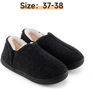 Anti-Slip Fluffy Cotton Warm Slippers by komore