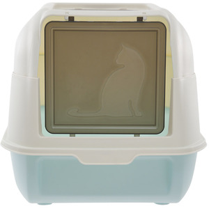 Kidkid Large Top Entry Cat Litter Box with Hood and Scoop by Kidkid