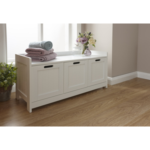 Colonial 3 Door Storage Unit - White by GFW