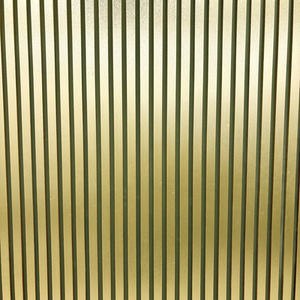 4x Wood Acoustic Slatted Wall Panels - Gold Metallic by Aluxo