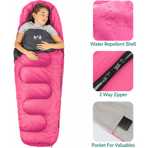 Overnight Adventure Kids Sleeping Bag - Pink by Trail
