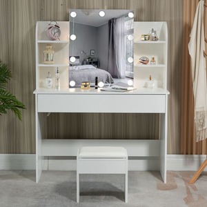 WestWood Dressing Table DT18 White - White by WestWood