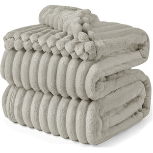 Luxury Jumbo Chunky Cord Fur Blanket by Velosso