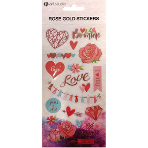 Rose Gold Stickers Sheet - Rose Gold by Art Studio