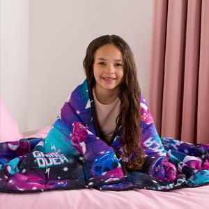 Kids Gaming Print Weighted Blanket Sensory Throw - Black by OHS