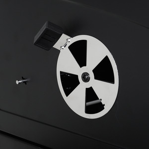 Mobile BBQ Cooker with Side Shelves - Black by Kidkid