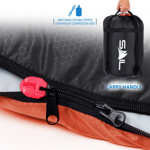 One' 400gsm Sleeping Bag - Orange by SAIL