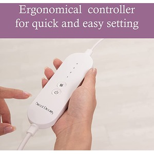 Electric Foot Warmer Heated Cosy Slippers - Beige by Sweet Dreams