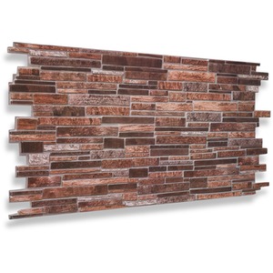 3D Wall Panels (96x48 cm) PVC Cladding Panel Rock Stone Effect by NOVECRAFTO