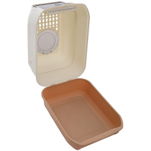Kidkid Large Top Entry Cat Litter Box with Hood and Scoop by Kidkid
