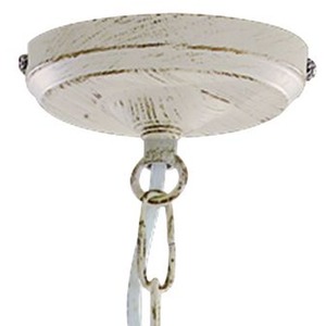 Almandite 5 Light Cream and Gold - Cream by Lighting Collection