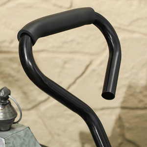 Outsunny Garden Cart with Quick-Release Sides, Removable Liner - Green by Outsunny