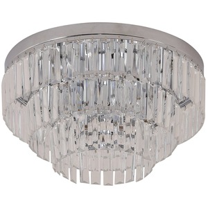 HOMCOM Crystal 7 light Ceiling Chandelier - Transparent by HOMCOM