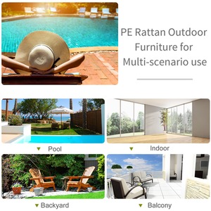 Outsunny Sun Lounger Rattan Hommock by Outsunny