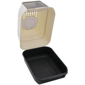 Kidkid Large Top Entry Cat Litter Box with Hood and Scoop by Kidkid