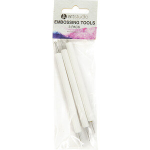 Pack of 3 Embossing Tools by Art Studio