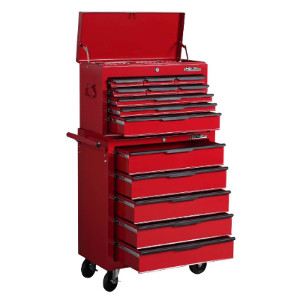 Hilka Heavy Duty 14 Drawer Combination Unit - Red by Hilka