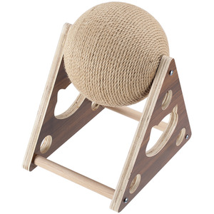 Kidkid Natural Sisal Cat Scratching Ball Pet Toy - Brown by Kidkid