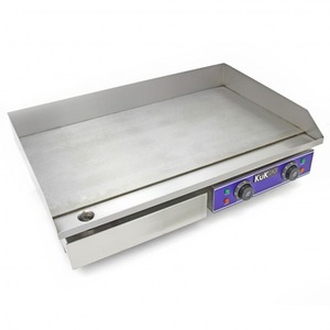 KuKoo 70cm Wide Electric Griddle - Silver by Kukoo