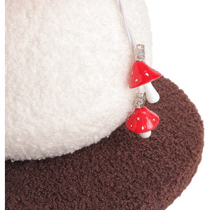 Sisal Mushroom Cat Scratching Post - Red by Livingandhome