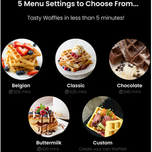 Pro Smart Waffle Maker - Silver by Hamilton Beach