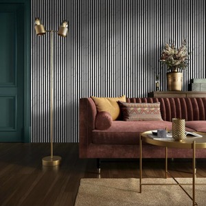 Wooden Slatted 3D Acoustic Wall Panelling by Home Treats