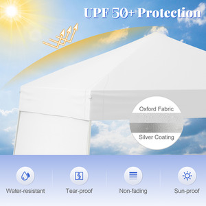 GAINOOM Pop up Canopy Tent - White by GAINOOM