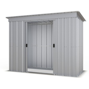 Yardmaster 'Store All' Pent Metal Shed - Silver / 238cm by Yardmaster