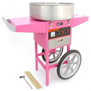KuKoo Candy Floss Machine and Cart - Pink by Kukoo