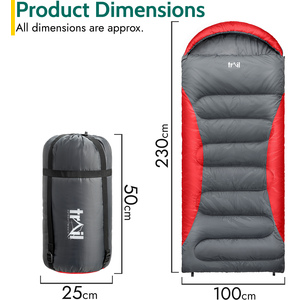 XL Hooded Sleeping Bag 2-3 Season by Trail