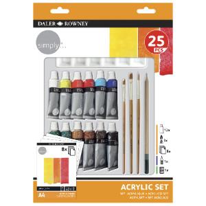 Simply Acrylic Set by Daler-Rowney