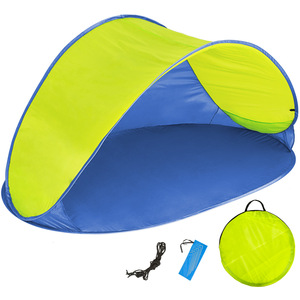 Beach Tent Jasmin - Blue & Yellow by Tectake