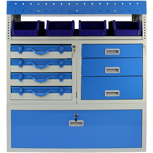 Monster Racking Tempest Metal Van Shelving Bundle - Blue by Monster Racking