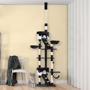 PawHut Floor to Ceiling Cat Tree for Indoor Cats by PawHut