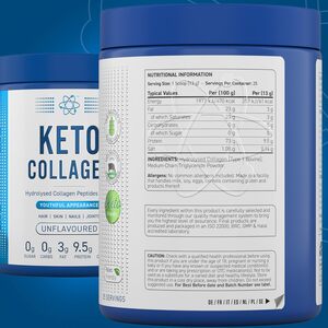 Keto Collagen Powder 10000mg - Blue by Applied Nutrition