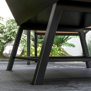 Outsunny 3-in-1 BBQ Rotisserie Grill Roaster Fire Pit - Black by Outsunny