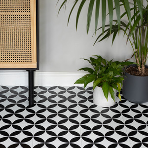 Starlight Peel and Stick Vinyl Floor Tiles 0.93sqm by Fine Decor