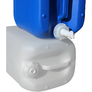 Din61 S60x6 (2 inch) Integrated Tap - White by DNA PACKAGING LTD