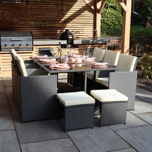 Cannes Cube Dining Set by Royalcraft