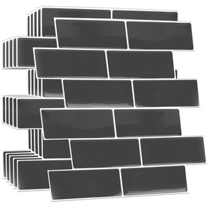 Glossy Retro 3D Backsplash Tile Stickers by WALPLUS