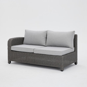 Segrada L-Shaped Garden Furniture - Dark Grey / 5 / Firepit Table by GRS