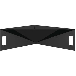 Chic Steel Pyramid Design Fire Pit - Black by Primrose