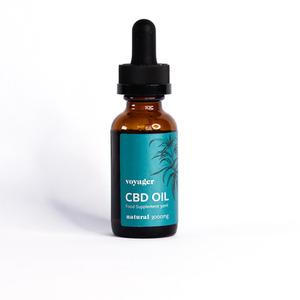 CBD Oil Natural 3000mg - White by Voyager