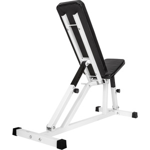 Incline Weight Bench - Black/White by tectake