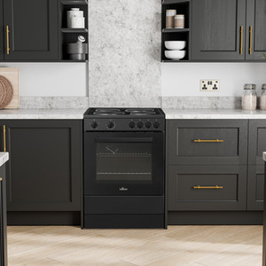 Willow 68L Freestanding Single Cavity Electric Cooker - Black by Willow