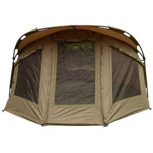 Fishing Bivvy 2 Man 300cm with Overwrap - Green by Monstershop