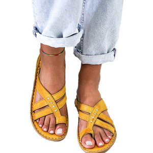 Strappy Sandals with Toe Loop