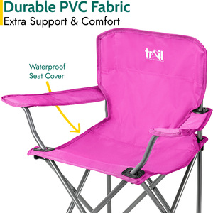 Kids Lightweight Camping Chair - Pink by Trail