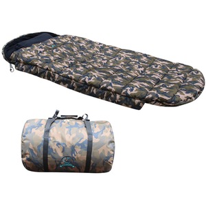 CARPZILLA Sleeping Bag Carp Fleece Lined with Pillow - Camouflage by CARPZILLA