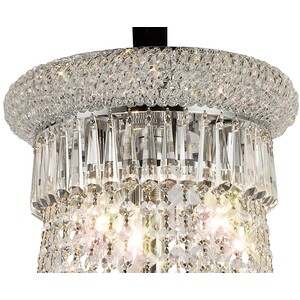 Alexandra Ceiling Pendant Chandelier 18 Light Polished Chrome, Crystal - Polished Chrome